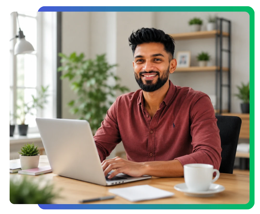 Experienced WordPress developer at work in Kerala